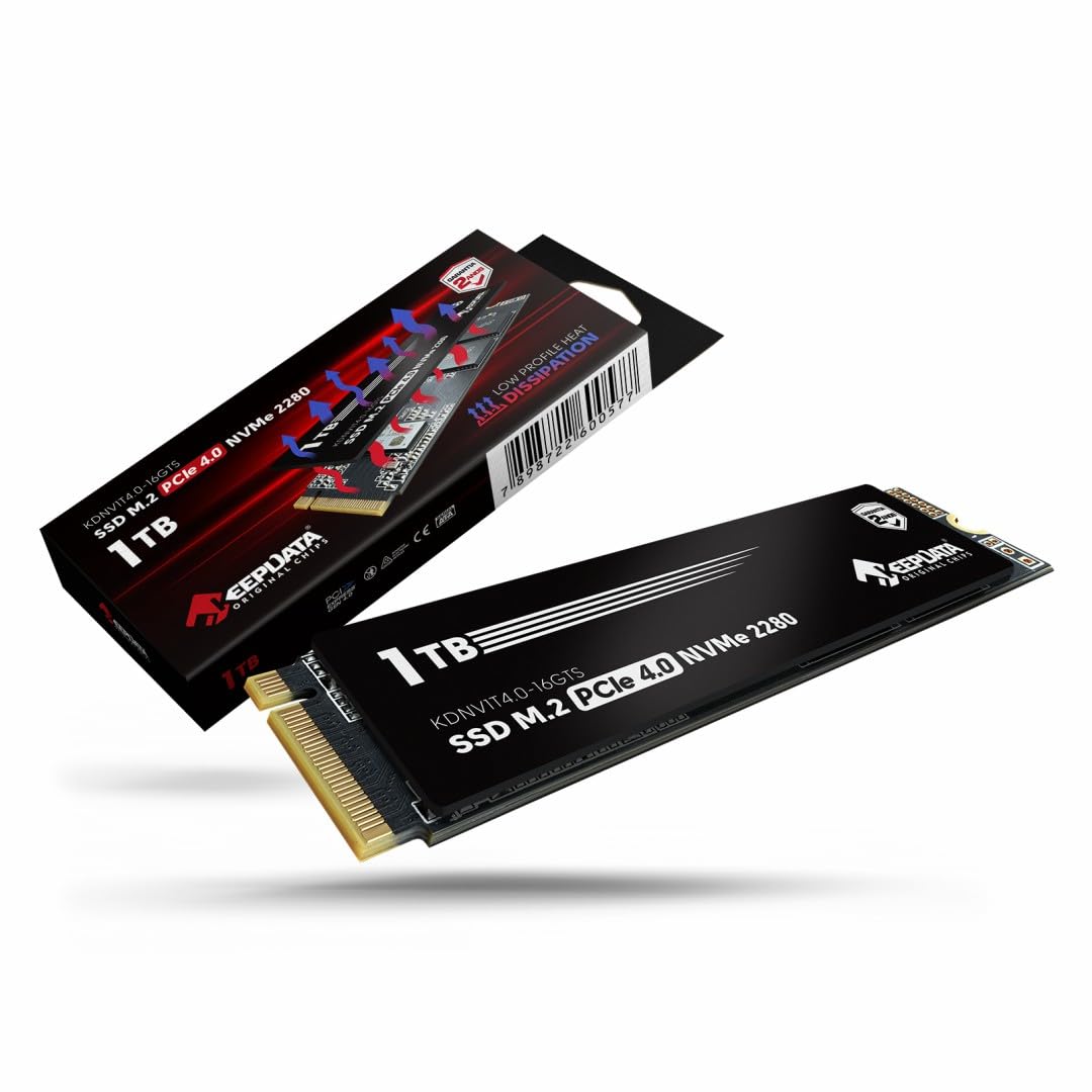 SSD M.2 NVME 4.0 1TB KEEPDATA KDNV1T4.0-16GTS | Amazon.com.br