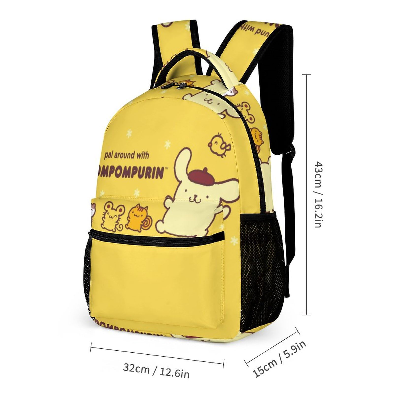 リュック　カバン　ポムポムプリン ポムポムプリン リュックバッグ 2wayバックパック サンリオ