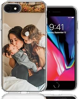 Design Your Own iPhone SE (2020) SE 3 (2022) 6/7/8 Case, Personalized Dual Layered Photo Phone Cover