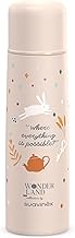 Suavinex, Thermos Liquids for Baby, Stainless Steel Thermos with Airtight and Push Closure, Hot and Cold Drinks, Hot Water Thermos, Ideal for Preparing Bottles, 500 ml, Wonderland, Pink