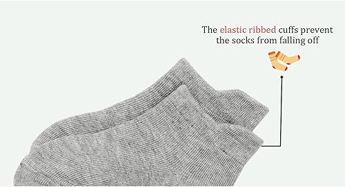 Miniatura 4 de QIYIENDIAN 6 pares de calcetines antideslizantes acogedores y cálidos tipo crew con agarres para bebés, infantes, niños pequeños, niños y niñas