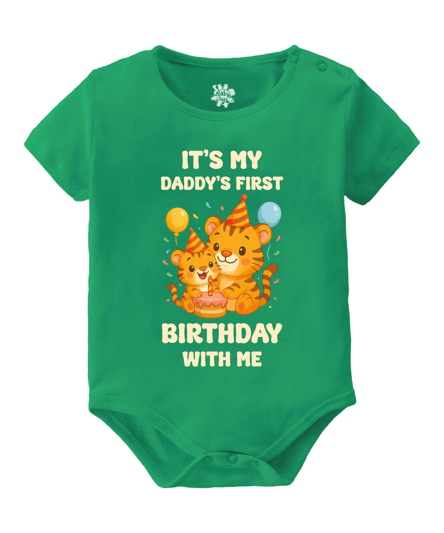 baby buzz Birthday Baby Dress | Newborn Baby Romper Clothes It'S My Daddy/Mummy First Birthday With Me for Boy Girl | 100% Cotton Bodysuit-picture-51