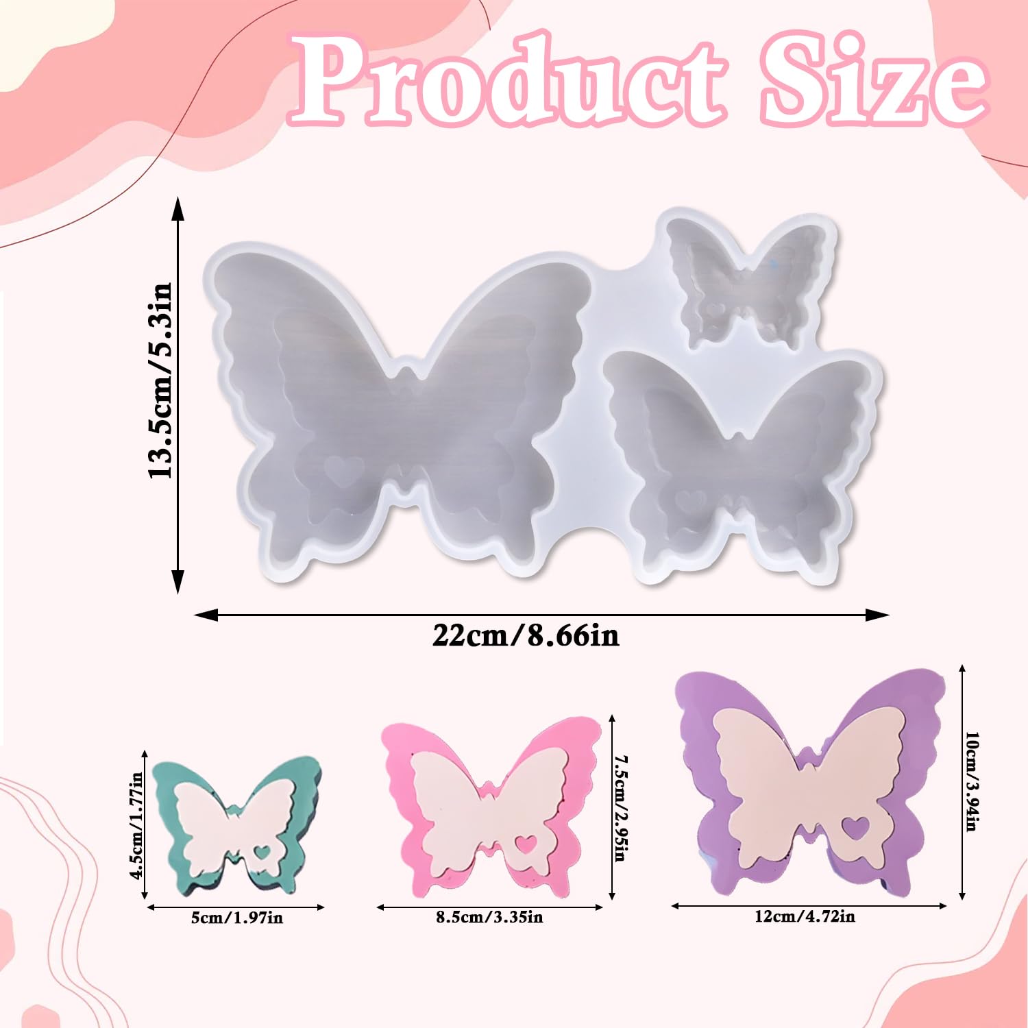 Cuque Moule Bricolage Pendentif DIY Outil Irrégulier Résine Époxy Moule