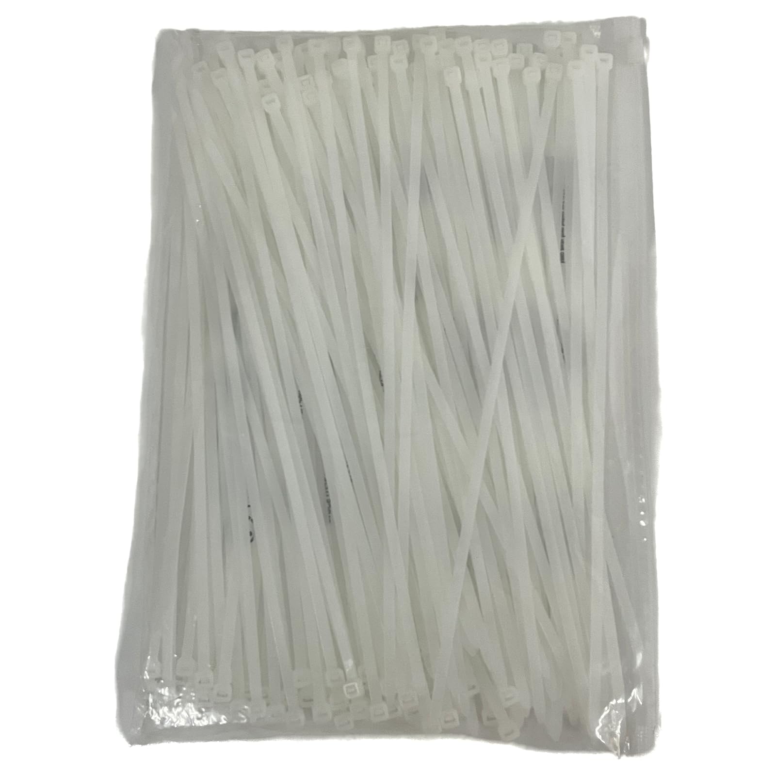EzySup Extra Large Zip Ties Heavy Duty for Outdoor Use,300mm x 4.8mm,22kg Tensile Strength,120 Pieces,White