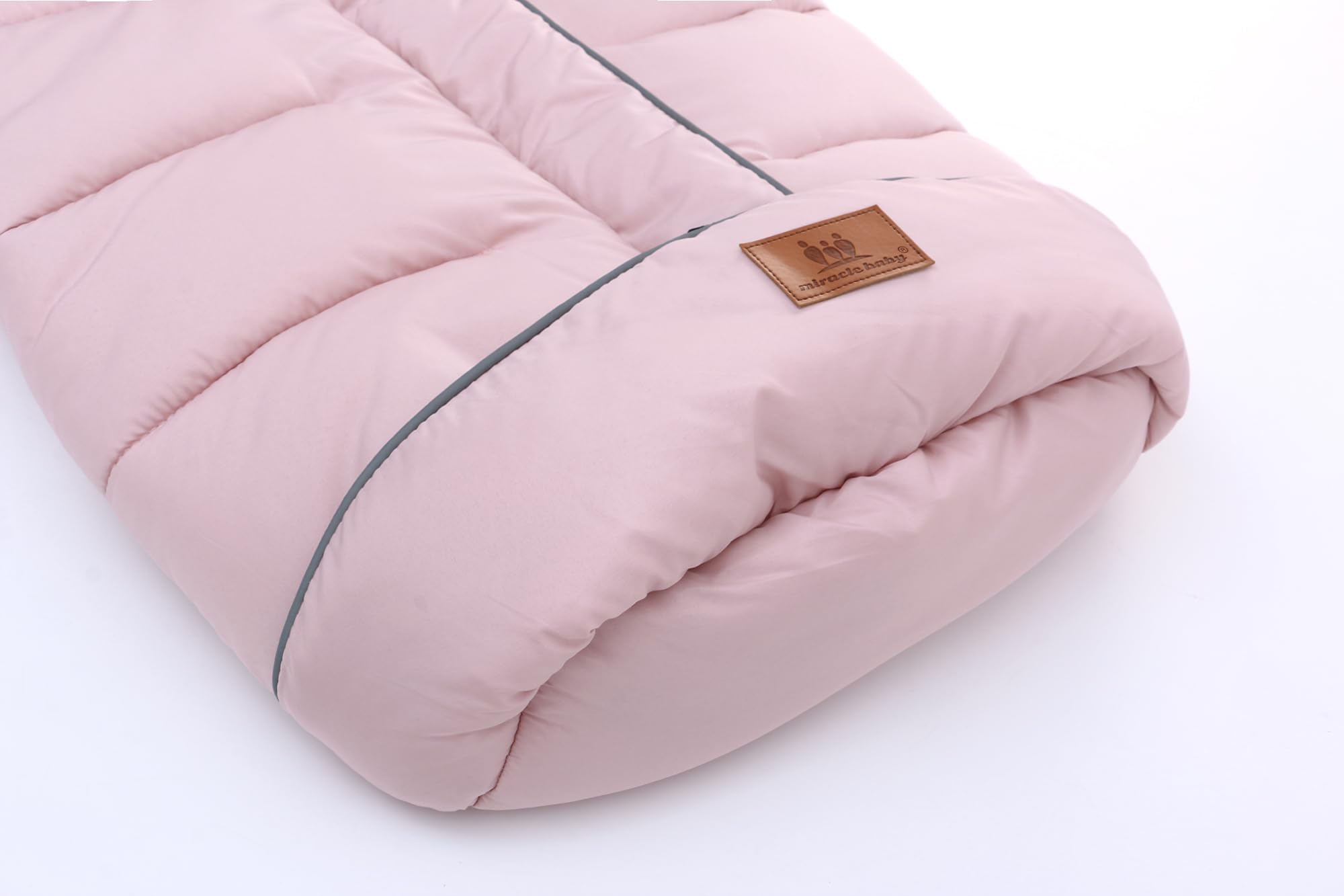 Miracle Baby Saco Silla Paseo Universal Invierno,Mantener Caliente、Impermeable Saco para Cochecito Bebe Antideslizante,Apto para Todo Tipo de cochecitos para bebés de 0 a 4 años(Rosa-Básico)