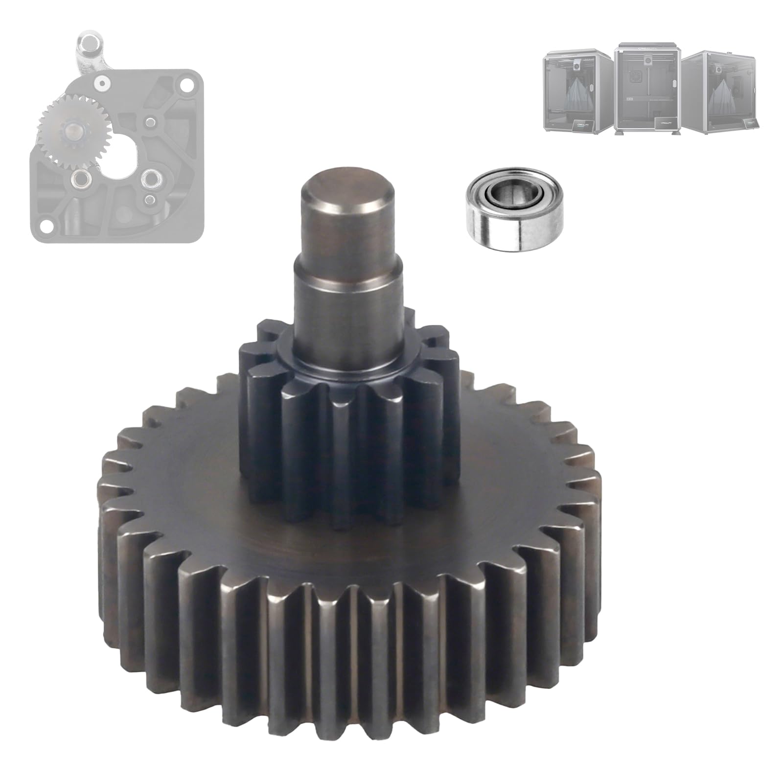 Full Metal K1 Extruder Reduction Gear for Creality K1 K1C K1Max 3D