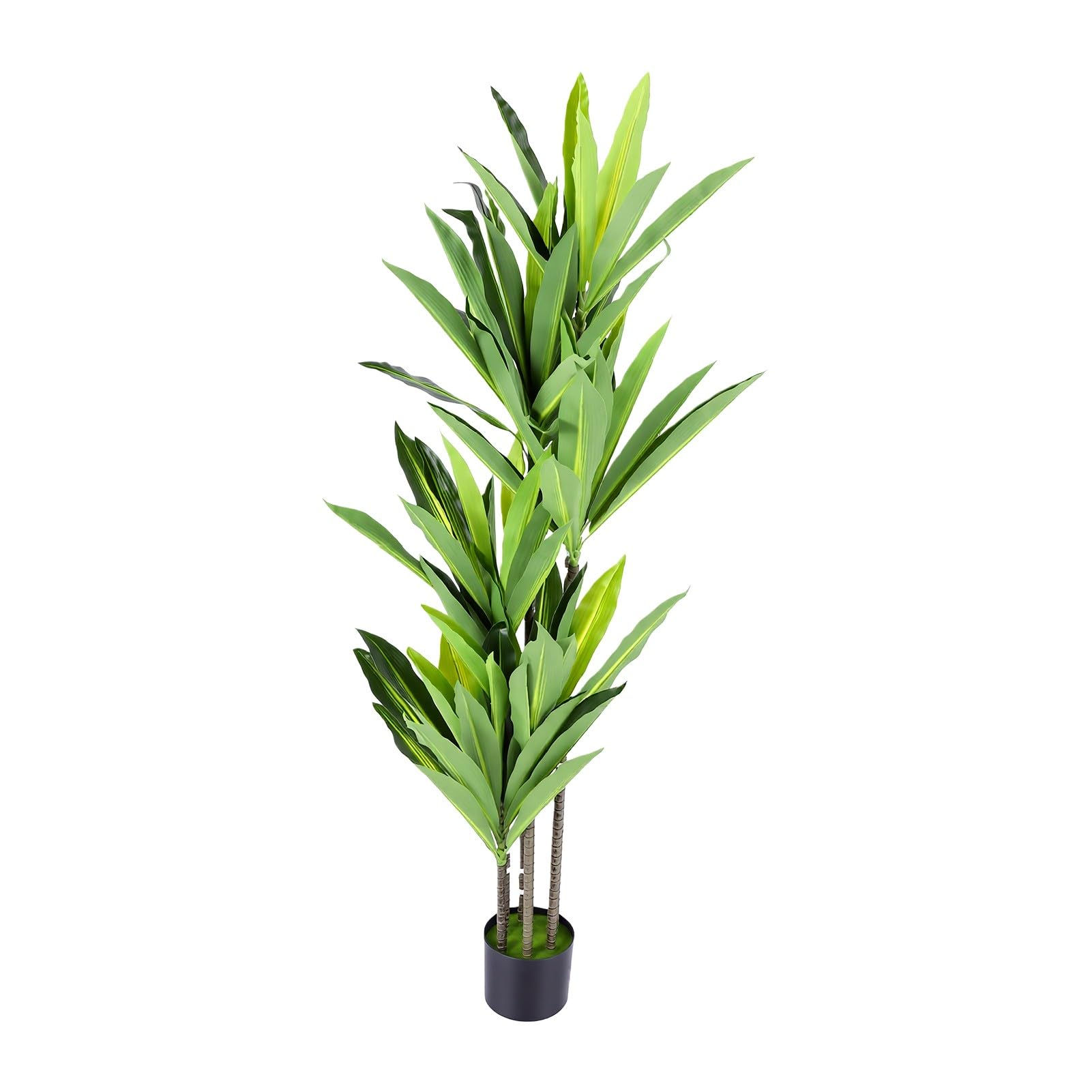 Arbre de Fer Artificiel du Brésil 4,9 Pieds avec Feuilles de Soie