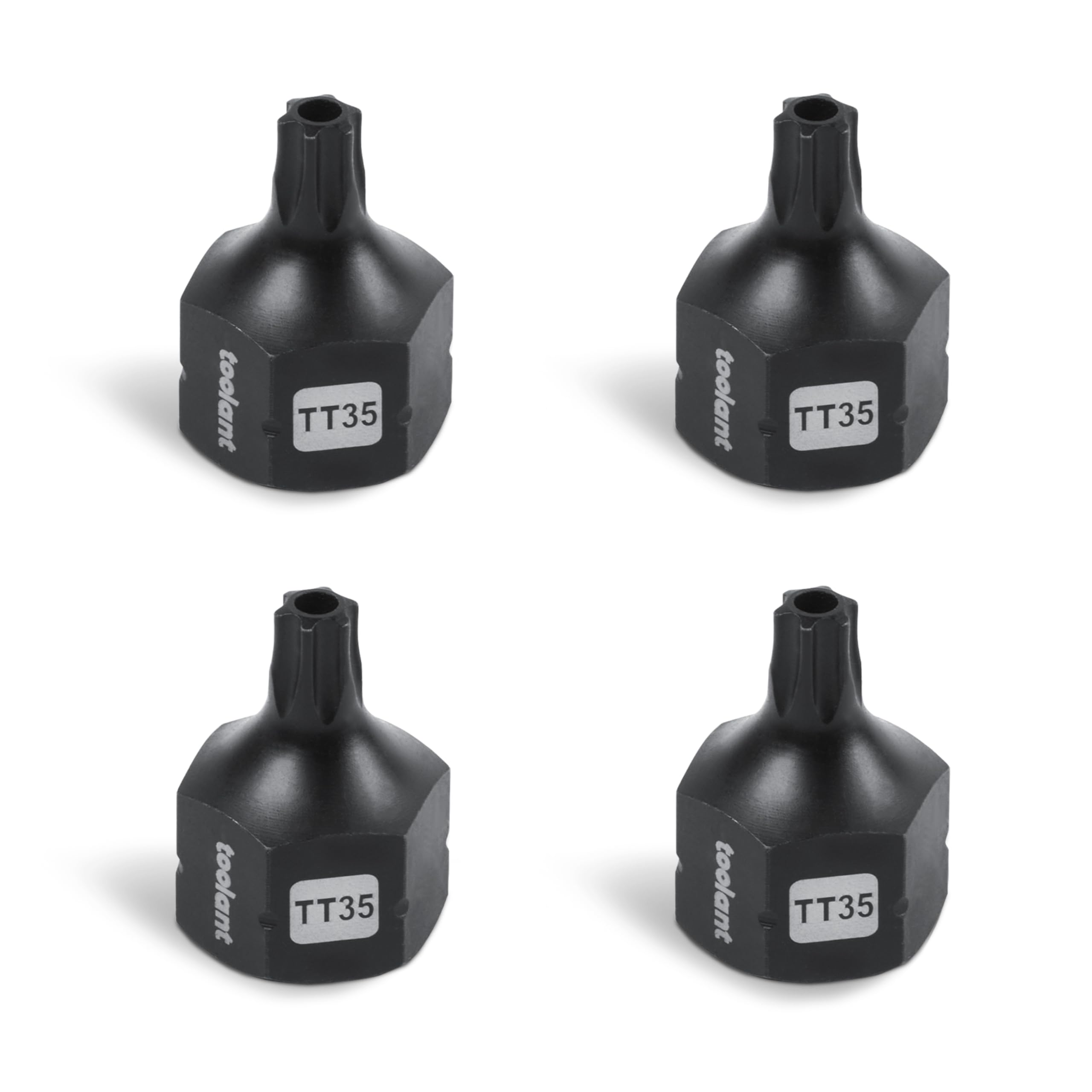 toolant 3/8" drive TT35 impact torx bit socket set 4PCS, Torx Drive, S2 Steel Air Drive Torx Socket set,Impact Grade，Anti-Roll Design