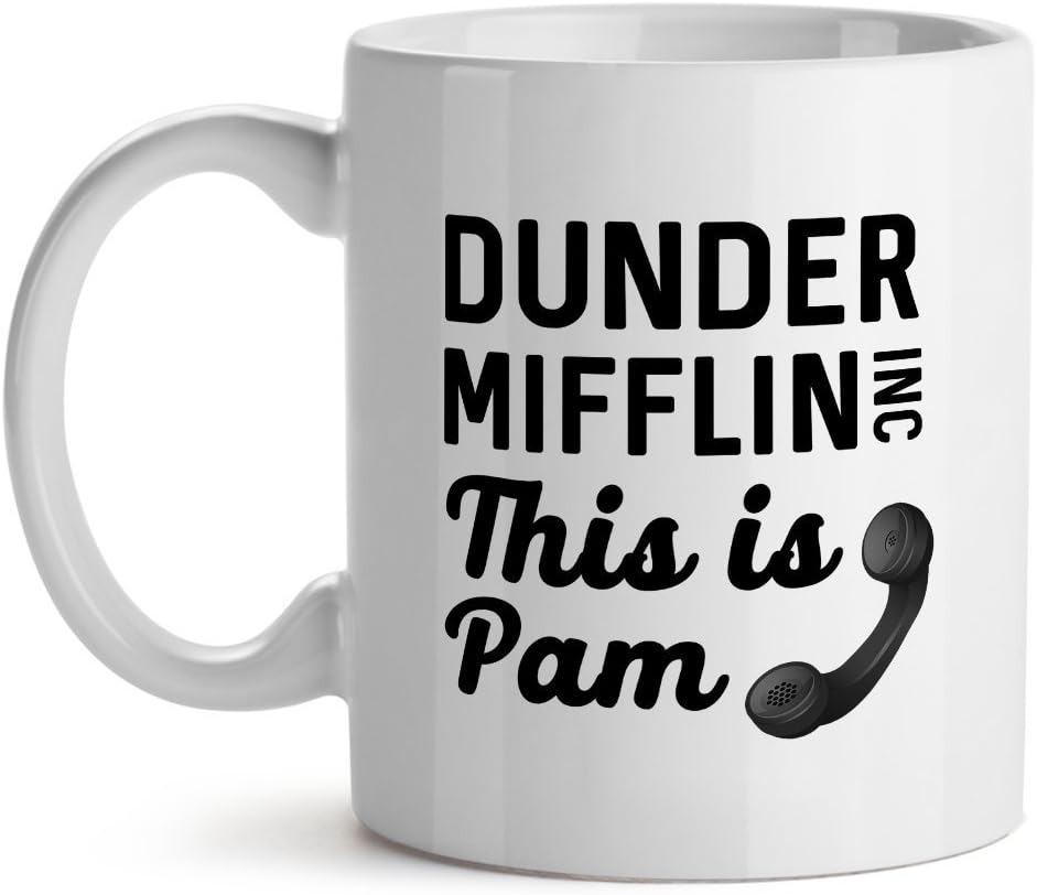 Dunder Mifflin This Is Pam Tv Series Quote Mad Over Mugs Inspirational Unique