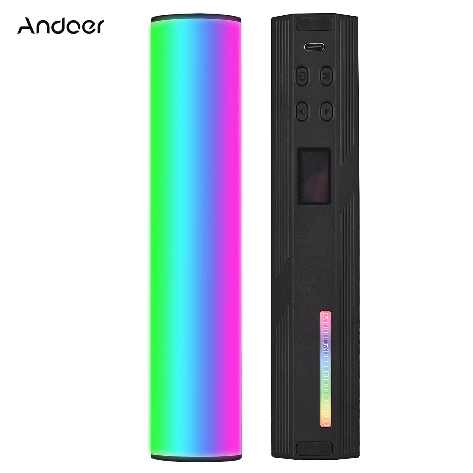 Luz de Video LED RGB con Brillo Ajustable