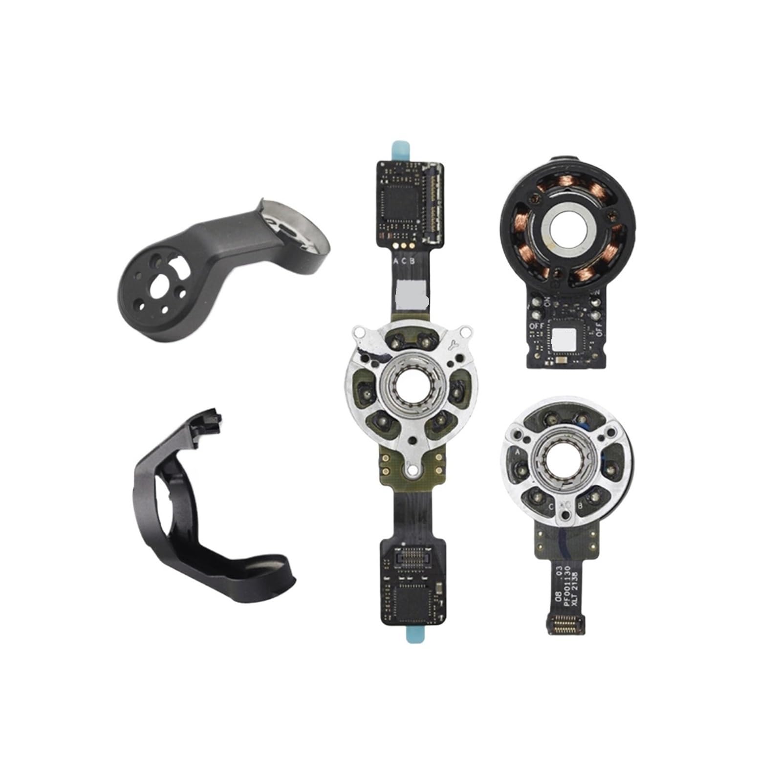 Staffa braccio gimbal, compatibile con DJI, Mavic 3 Mavic 3 Cine | Kit di riparazione asse motore roll yaw pitch a tre assi integrati(Pitch Motor)