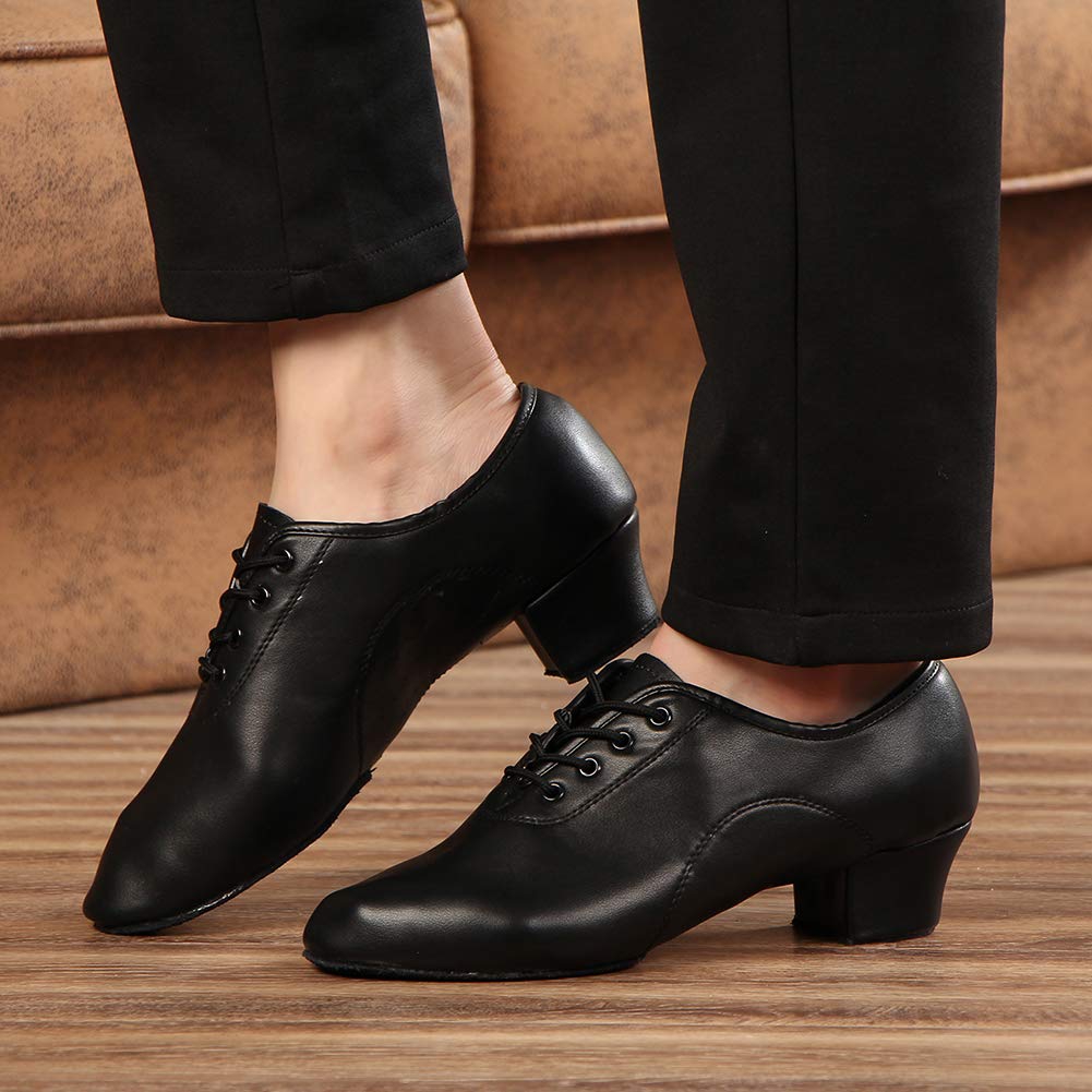HROYL Scarpe da Ballo Professionali Donna Uomo Latino Salsa Jazz Danza