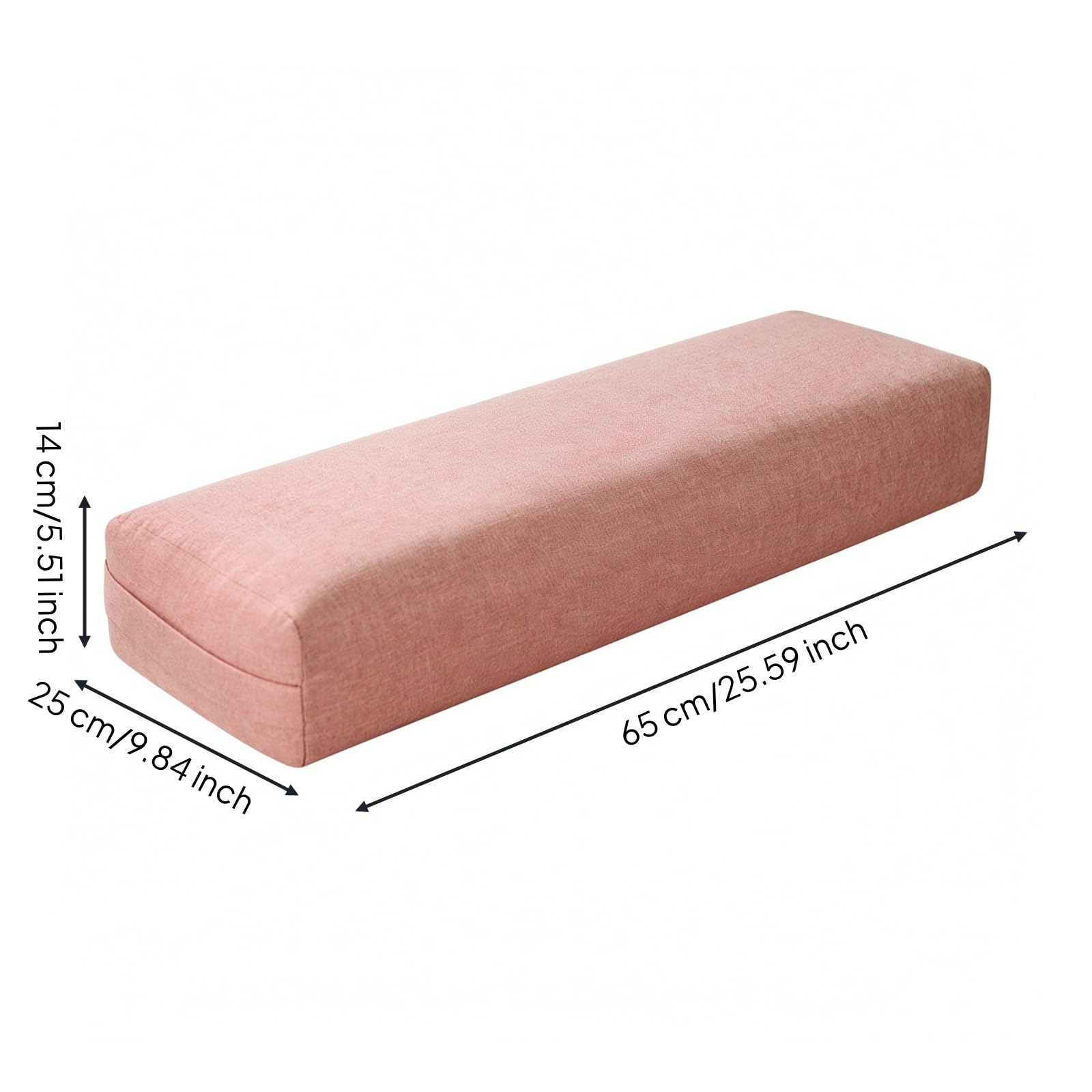 predolo Bolster Estiramiento Cómodo | senfundable, Cojín Rectangular Estiramiento, Restaurativo, para Gimnasio