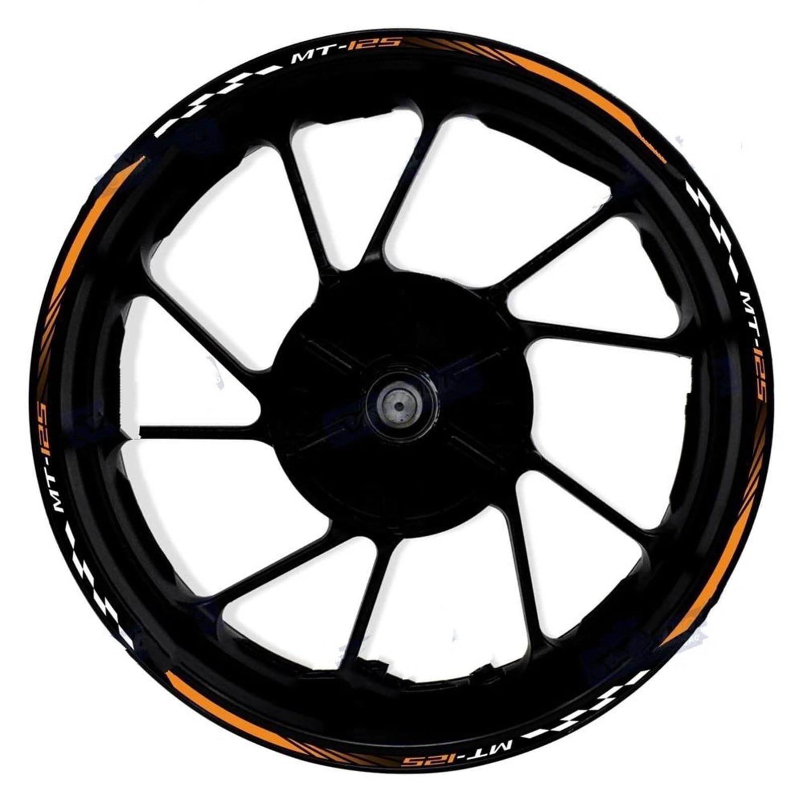 Motorcycle Wheel Stickers for Yamaha MT-125 MT125 Motorbike