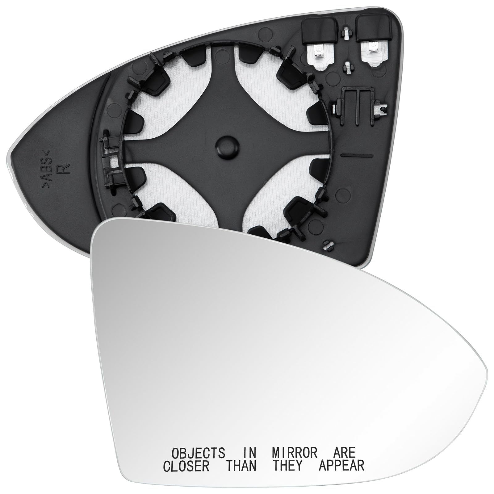 Passenger Side Mirror Replacement for Volkswagen VW Golf MK7, 2015-2021 Golf Golf GTI, 2015-2019 Golf R SportWagen, 2017-2019 Alltrack, 2019-2021 Jetta - Right Heated Mirrors Glass