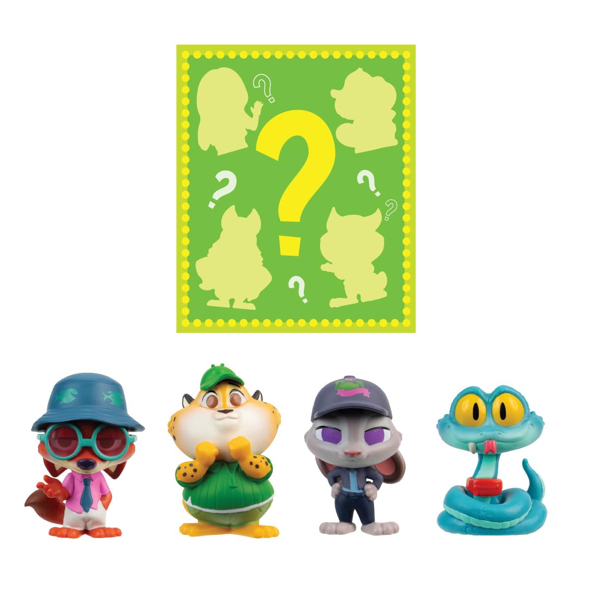 Disney Zoomania 2 - Mystery Tails 5 Pack with Surprise Figure - 5 cm Collectible Figures - Collector Series for Children from 4 Years