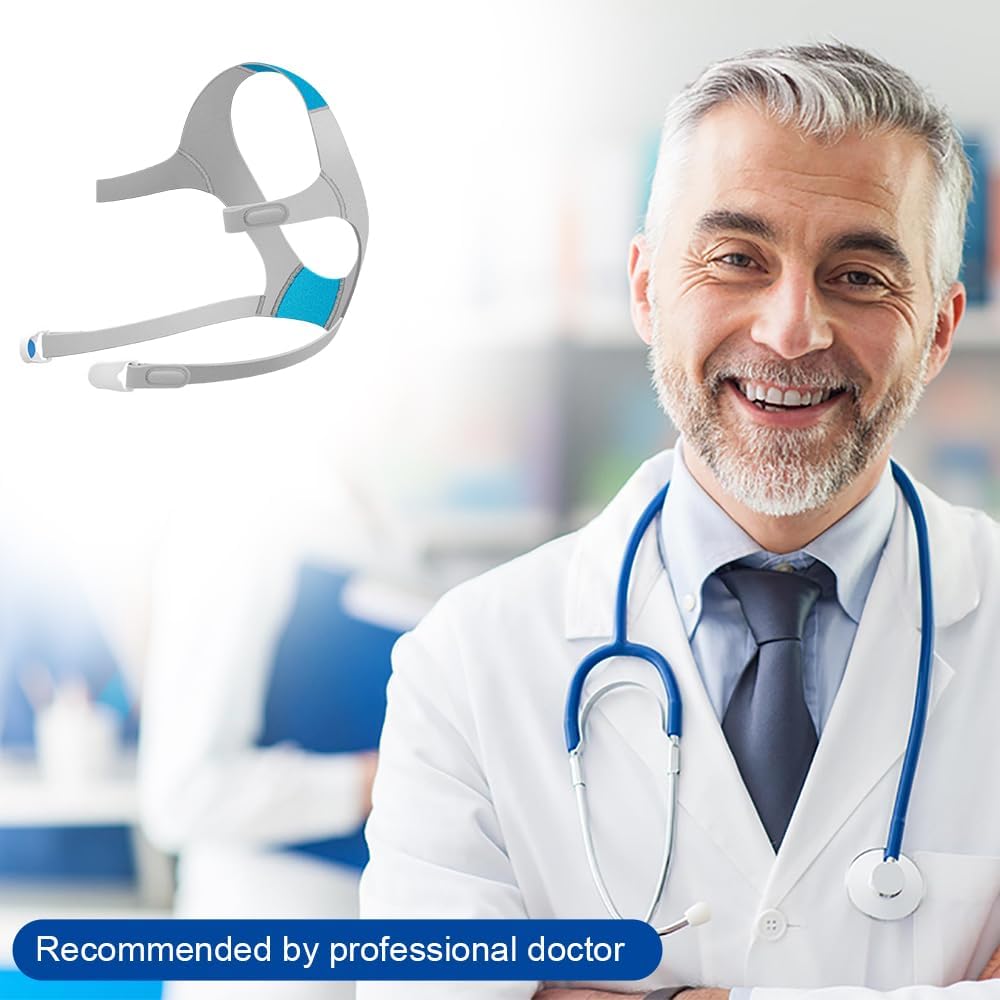 CPAP Headgear AirFit/AirTouch F20-3 Packs Replacement Headgear for ResMed Full Face Mask - Include CPAP Accessories Supplies Straps Magnetic Clips(Large) - Image 6