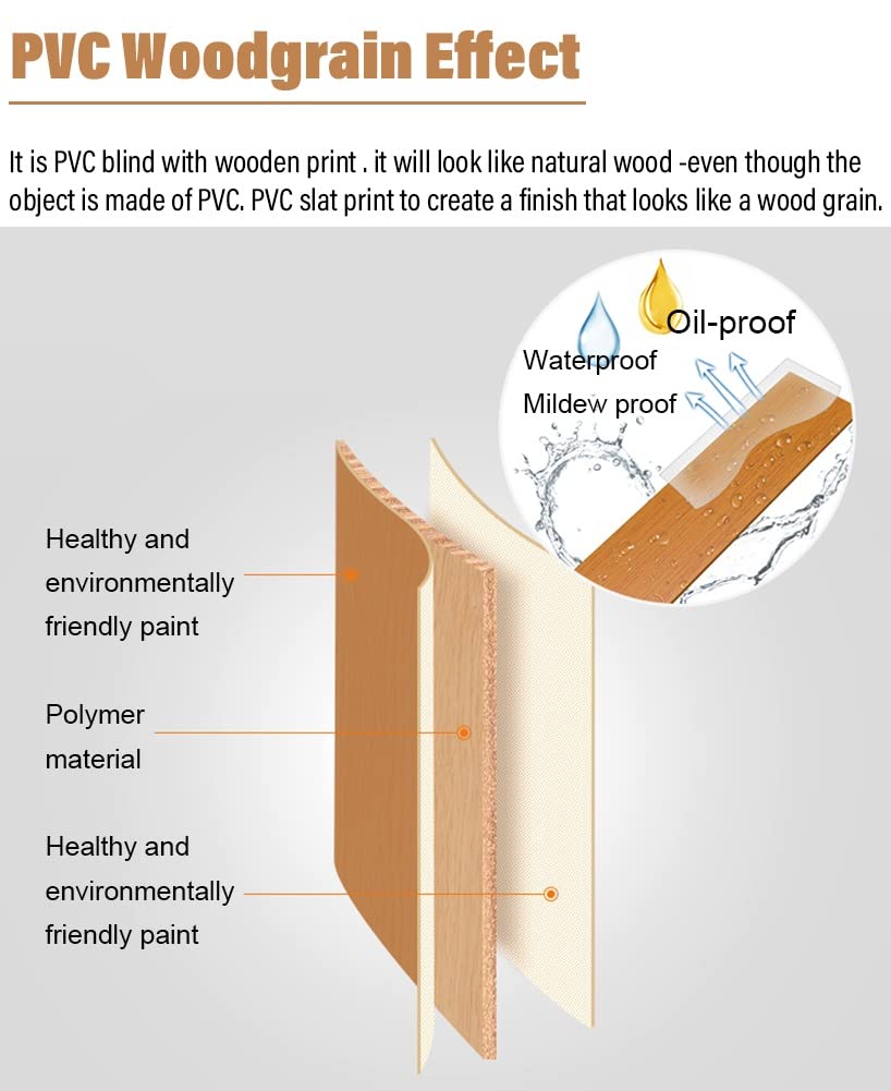 Amazon｜ブラインド 180/170/160/150/140/120/110/100/90/80 cm PVC