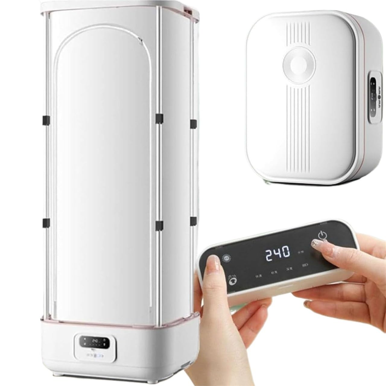 Défroisseur vapeur vertical pliable performant avec télécommande sans fil