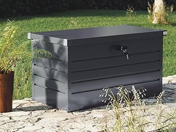 RELYARD Metal Outdoor Storage Patio Deck Box (350L, 77Gal