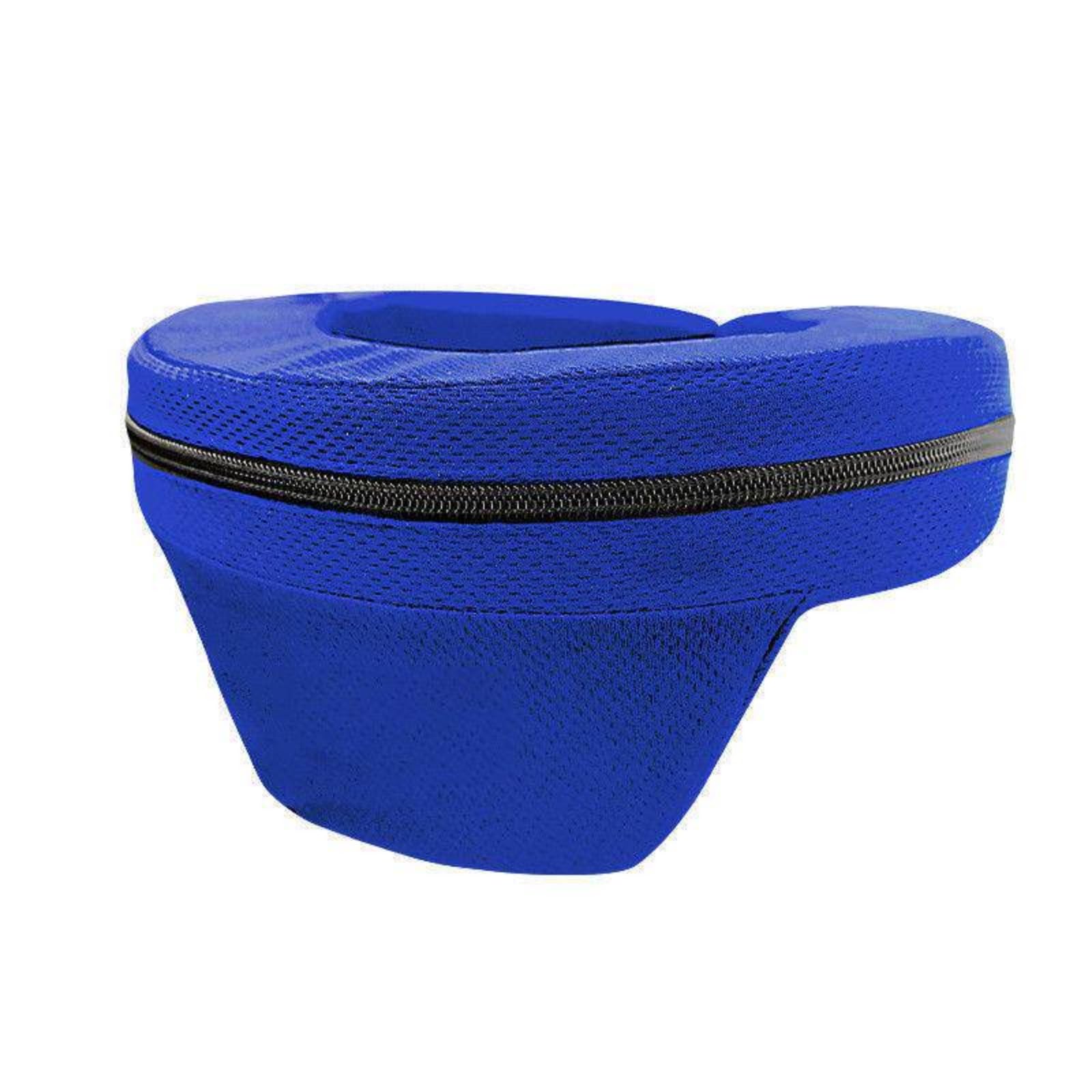 Paracollo con Cerniera Imbottito Collare Collare per Ergonomico Protettivo per Allenamento, Blu, Adulto