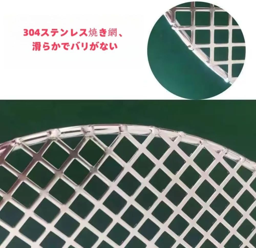 Amazon.co.jp: Zxyler 業務用厚手ステンレス丸焼き網 直径 28cm 焼肉
