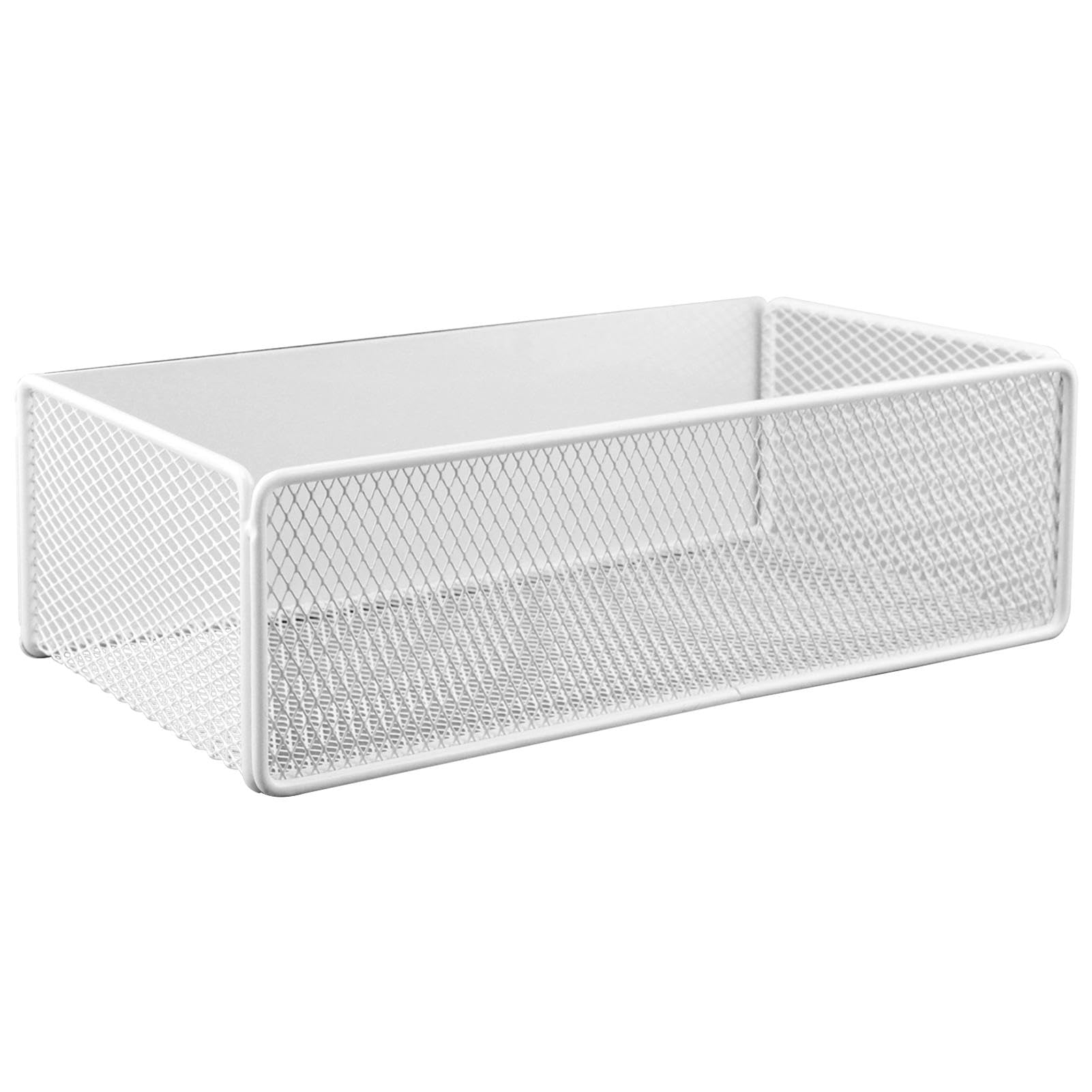 Magnetisches Regal für Waschmaschine magnetischer Korb- magnetischer Aufbewahrungsbehälter Behälter für Kühlschrank magnetischer Korb- für Wäsche Küche (groß weiß)