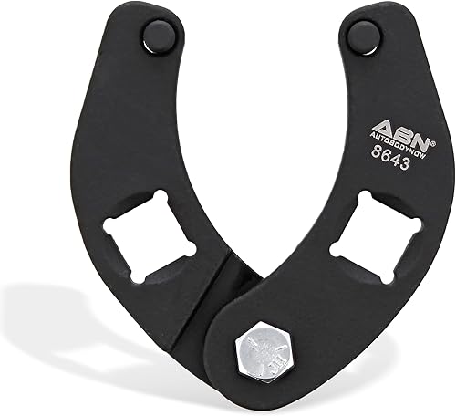 ABN Llave de tuerca de glándula ajustable, llave de cilindro hidráulico universal pequeña de 1/2 pulgadas, capacidad de 1 a 3.75 pulgadas