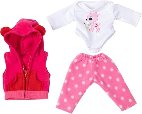 Miniatura 3 de NOXOMALL Ropa de muñeca para muñecas de bebé de 14 a 16 pulgadas, paquete de 2 ropa de muñeca Alive (G, 14-16 pulgadas)
