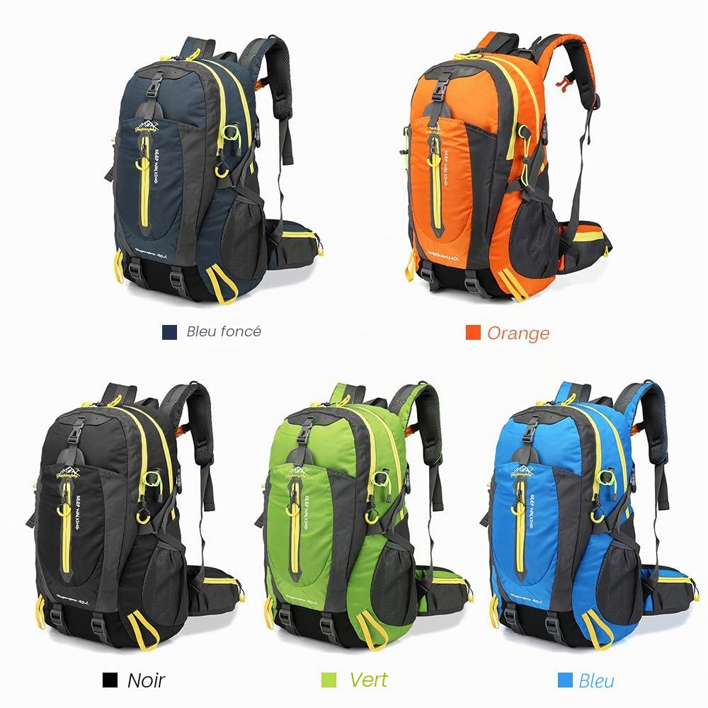 Lixada 40L Résistant à Eau Voyage Sac À Dos Camp Randonnée Ordinateur Portable Sac À Dos Trekking Climb Retour Sacs pour Hommes Femmes