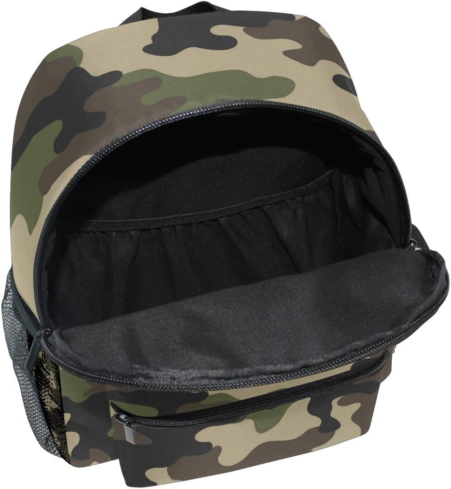 Toddler Kids Backpack Camo Style 12 Inch Preschool Backpack School Bag Mini Casual Daypack for Boy Girl