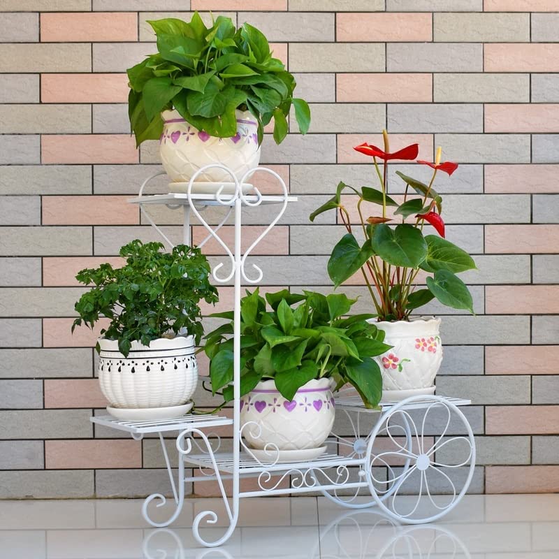 TRUST STORE® 2 TIER 4 POT ATTRACTIVE STYLISH MULTIPLE IRON METAL PLANT HOLDER STAND FOR INDOOR OUTDOOR BALCONY GARDEN AND LIVING ROOM PLANT RACK STAND FOR CORNER AND TARRACE {WITHOUT POT}{WHITE} (B0BPXJVBRJ) Amazon Price History, Amazon Price Tracker