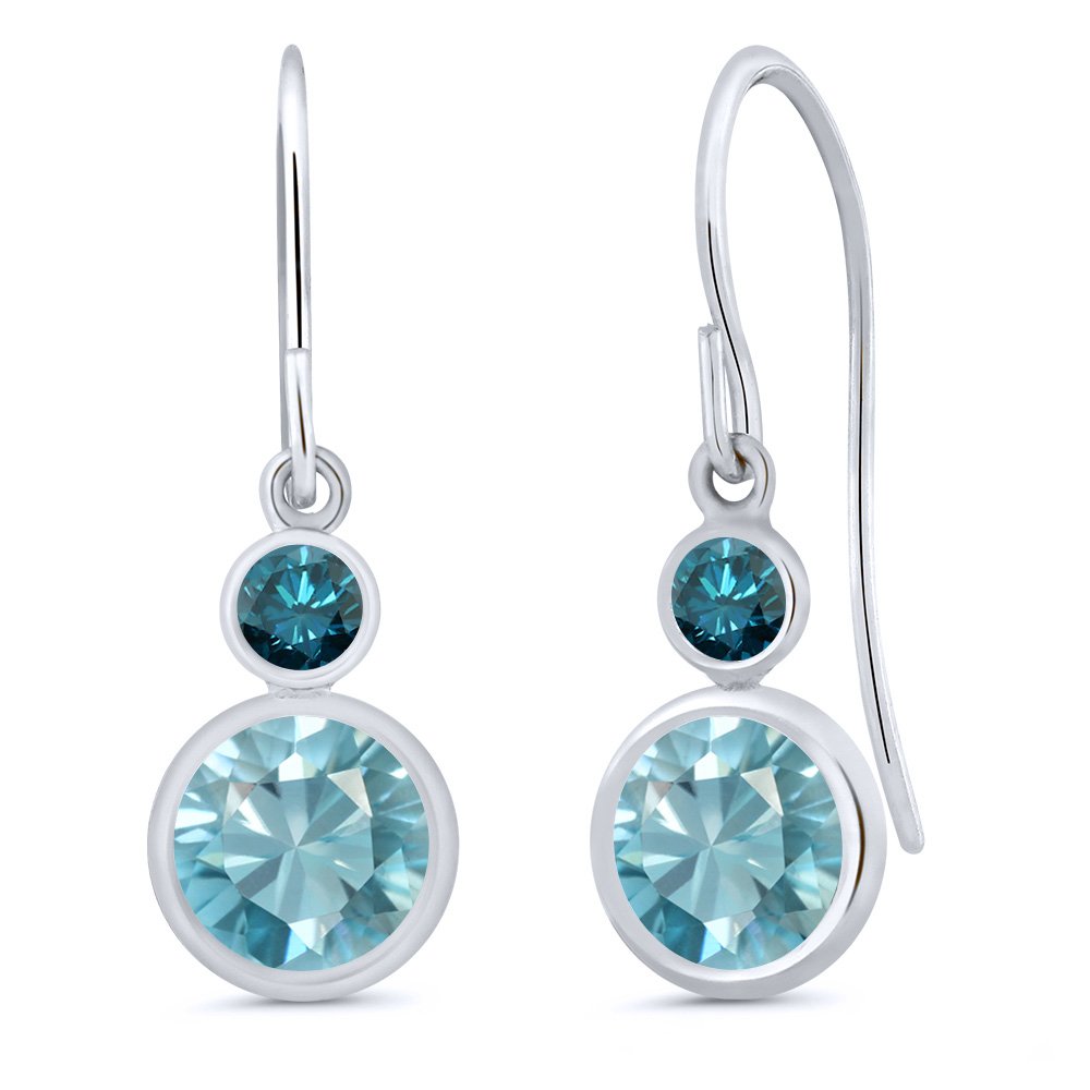 Gem Stone King 1.2カラット 天然石 タンザナイト ブレスレット レディース 天然 トパーズ シルバー925 12月 誕生石