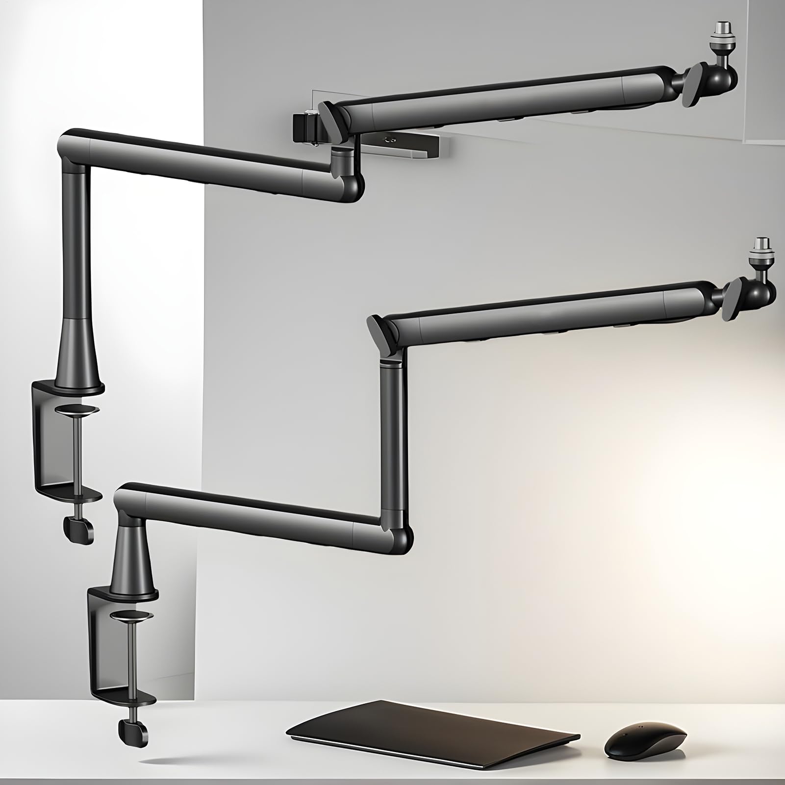 Braccio Per Microfono Supporti Rotanti A 360 Gradi | Supporto per Braccio Microfono Per Podcasting Studio Musica Canto E Per Contenuti Desktop Computer