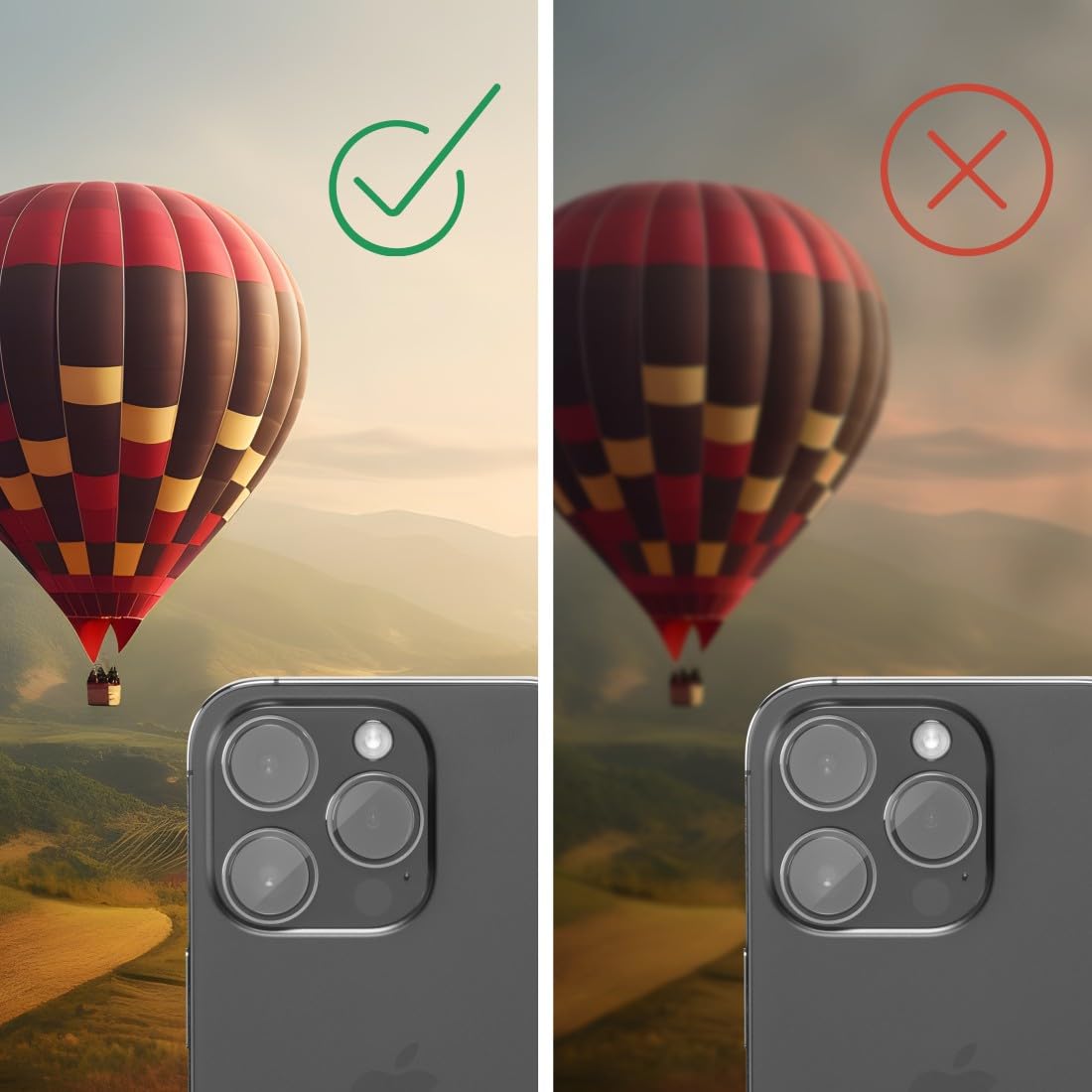 Hama Camera-Beschermglas voor Apple iPhone 16/16 Plus 2 Losse Lenzen