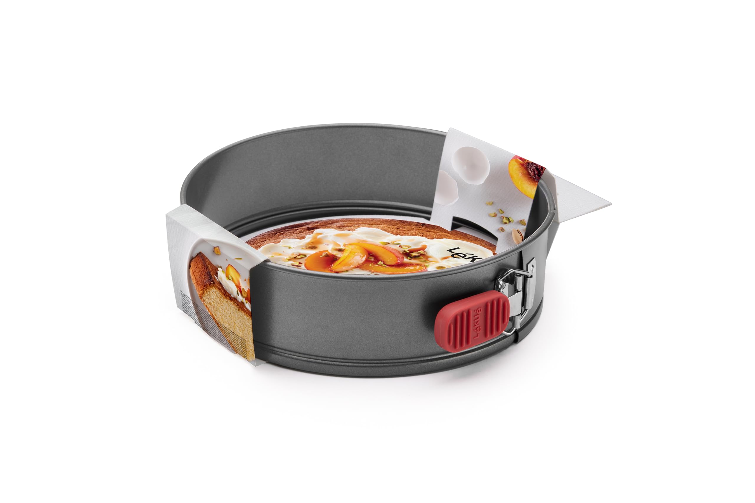 Lékué Okrągły Ciasto Metalowe Zdejmowane Nieprzywierające, 24 cm