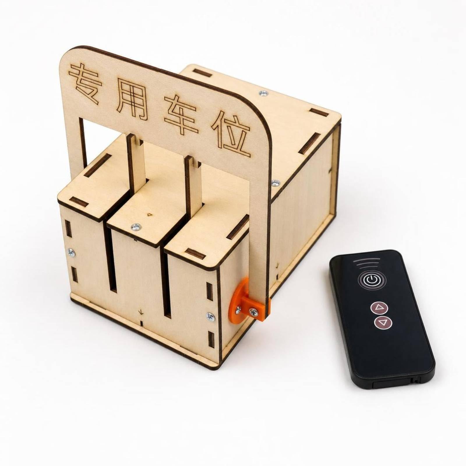 Kit Modello Parcheggio Telecomandato Puzzle Ingranaggi Giocattolo Educativo Progetto Scientifico con Trasmissione a Ingranaggi E Radiocomando Adatto a