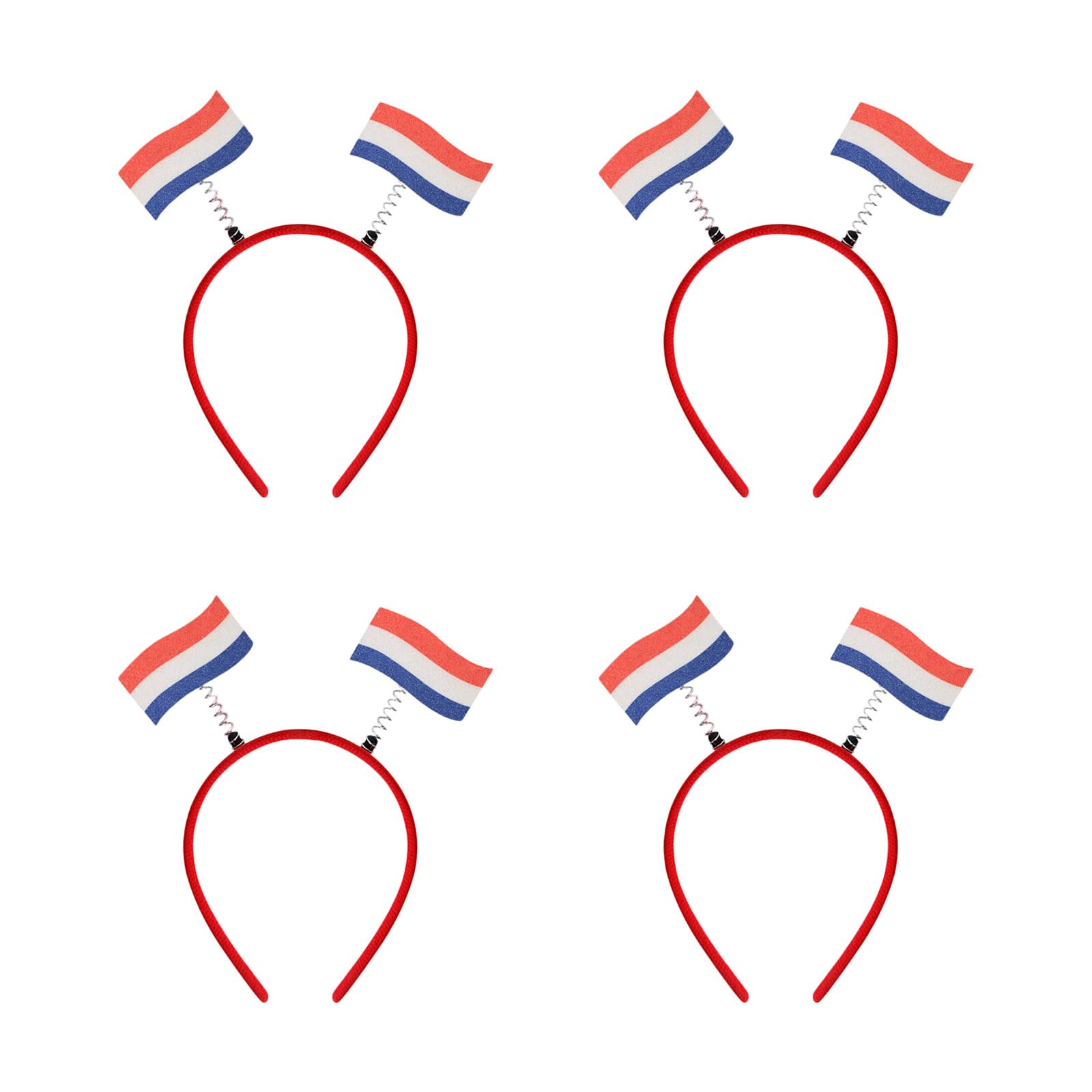 hogtnd 4 Colorful International Flag Cheering Headbands Headwear Headwear for Sports Events