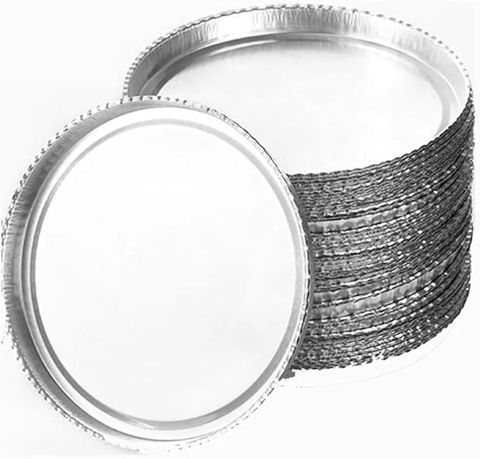 Laboratory Aluminum Foil Weighing Pan, Moisture Analyzer Disposable Sample Pan Diameter 50