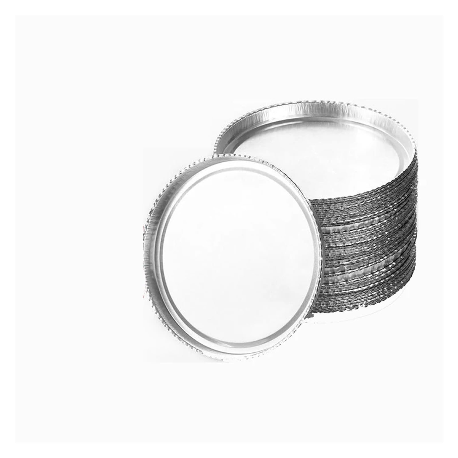 GIRLVYAN Laboratory Aluminum Foil Weighing Pan, Moisture Analyzer Disposable Sample Pan Diameter 50 Pieces/Box 90MM, 1005004356625642