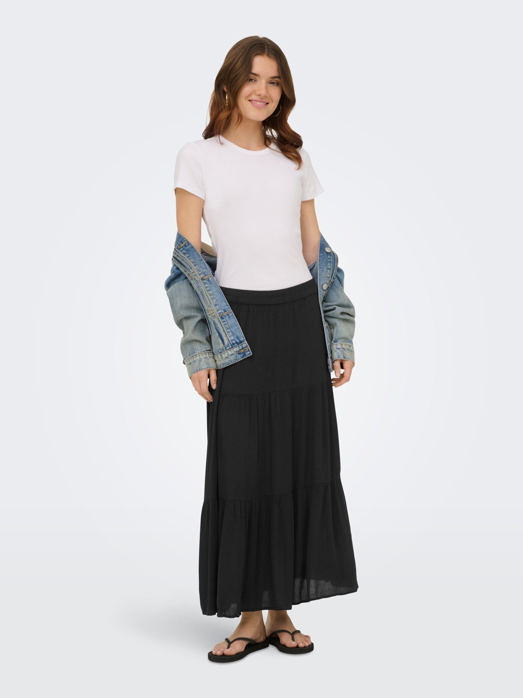 ONLY Female Rock ONLMIKKA Langer Rock | Skirt