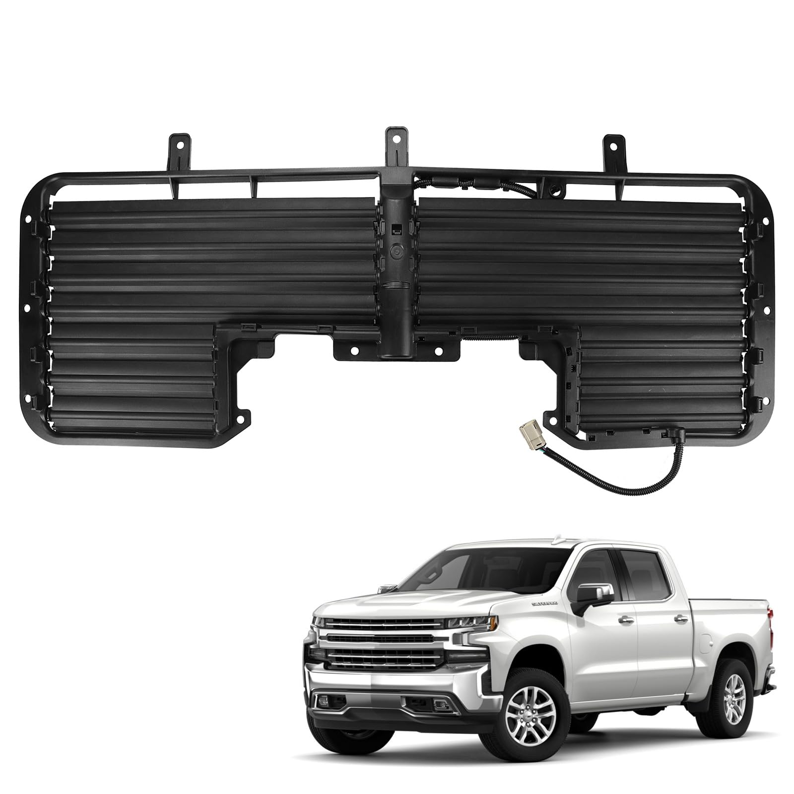 Photo 1 of ***FACTORY SEALED***Active Grille Shutter For Chevy Silverado 1500 For GMC Sierra 1500 2017-2019 Radiator Shutter Assembly Replaces 84363184 23300225