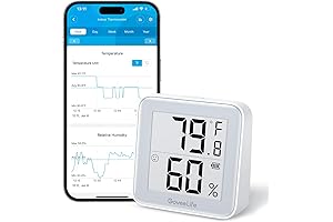 GoveeLife E-Ink Bluetooth Thermometer Hygrometer: Smart Indoor Climate Monitor