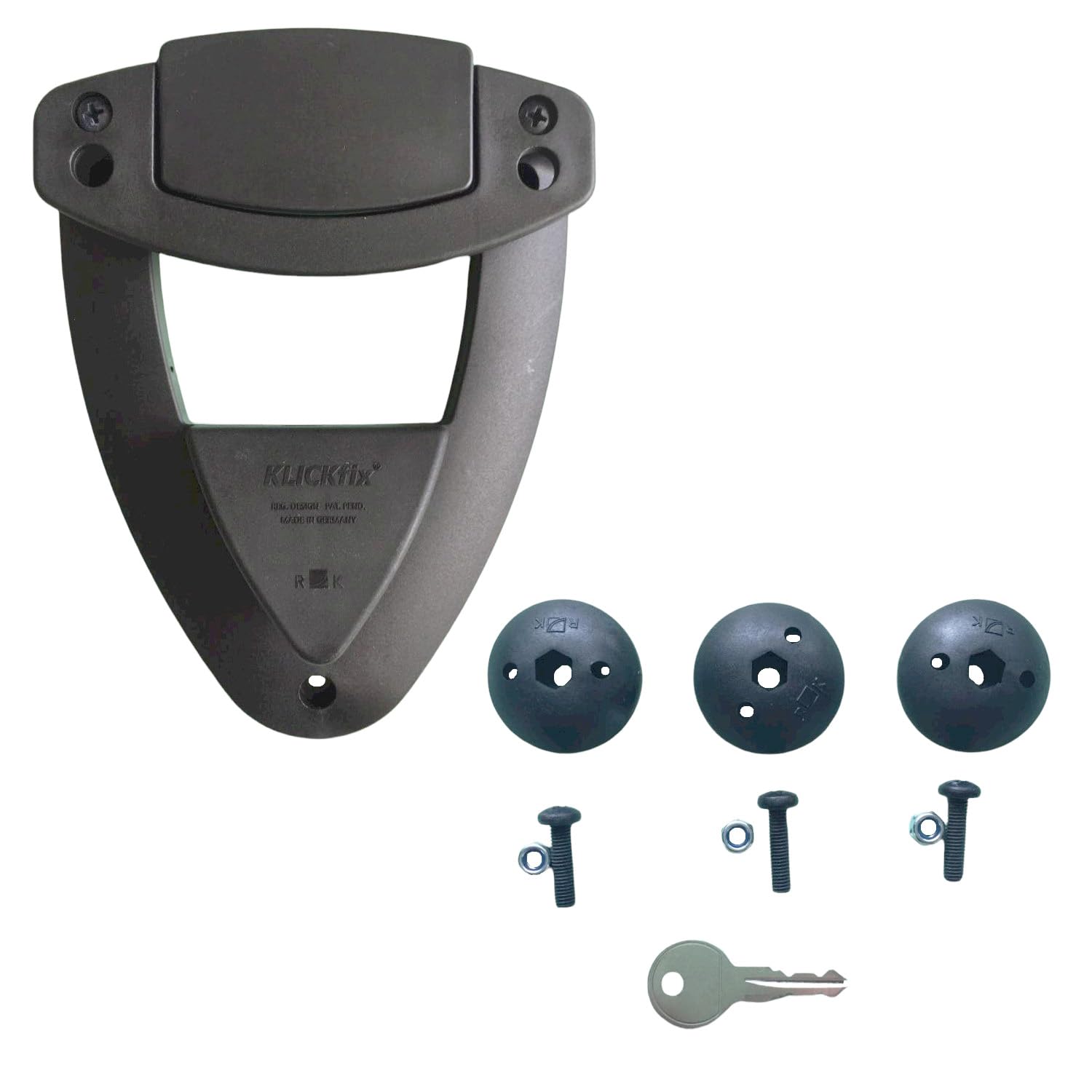 Spaan - Kit de Montage klick Fix pour Sacoches Moto, 1 pièce