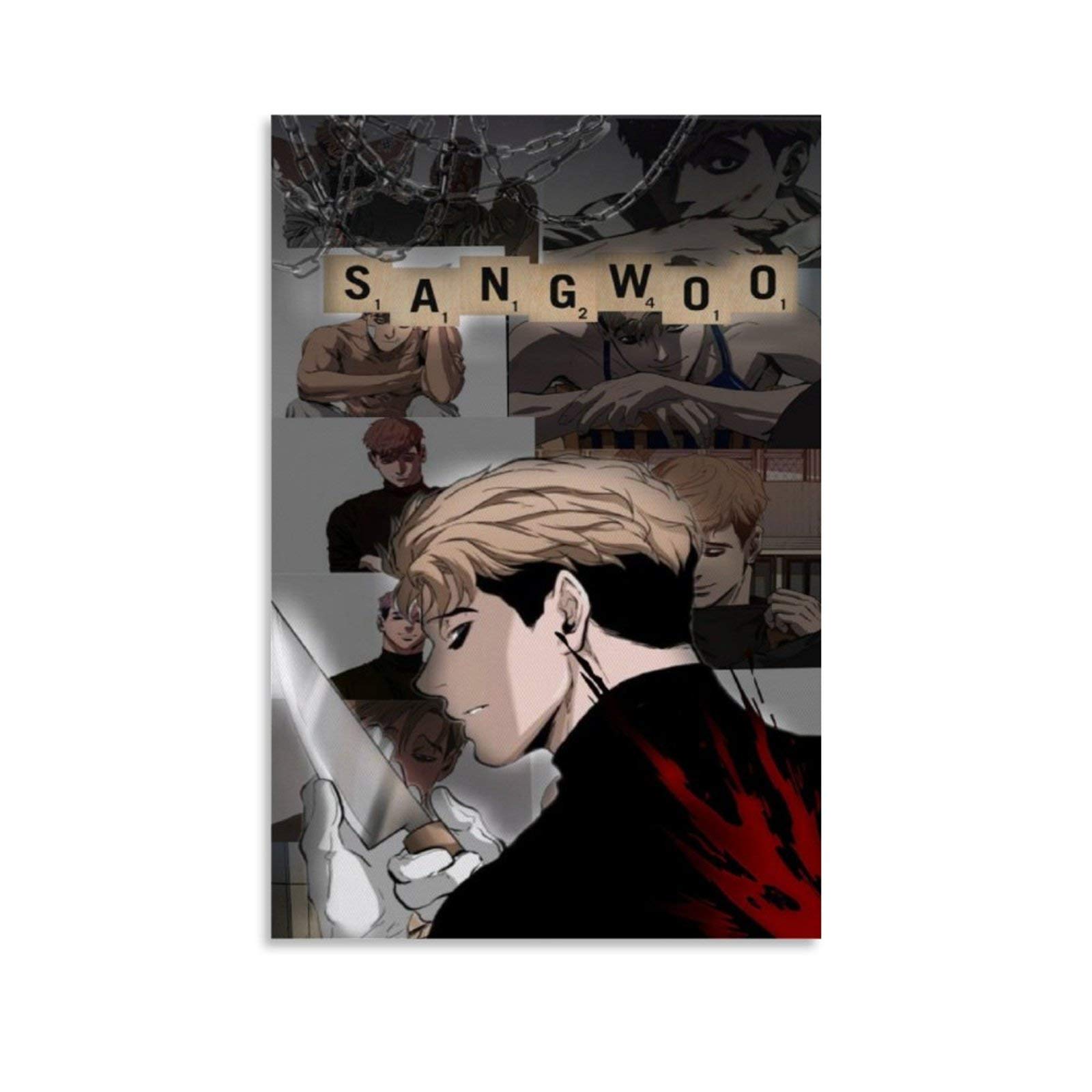 XIAOTT Anime Poster Killing Stalking Oh Sangwoo 1 Canvas Art