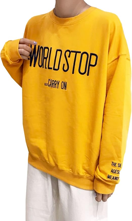 Amazon Co Jp アイシンク 長袖 トップス 薄手 トレーナー 厚手tシャツ 韓国ファッション 秋服 パーカー スエット スウェット プルオーバー レディースファッション ファッションレディース 秋 冬 厚手 ゆったり 大きいサイズ レディース服 クルーネック 韓国 体型