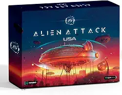MeepleBR Alien Attack USA Jogo de Tabuleiro
