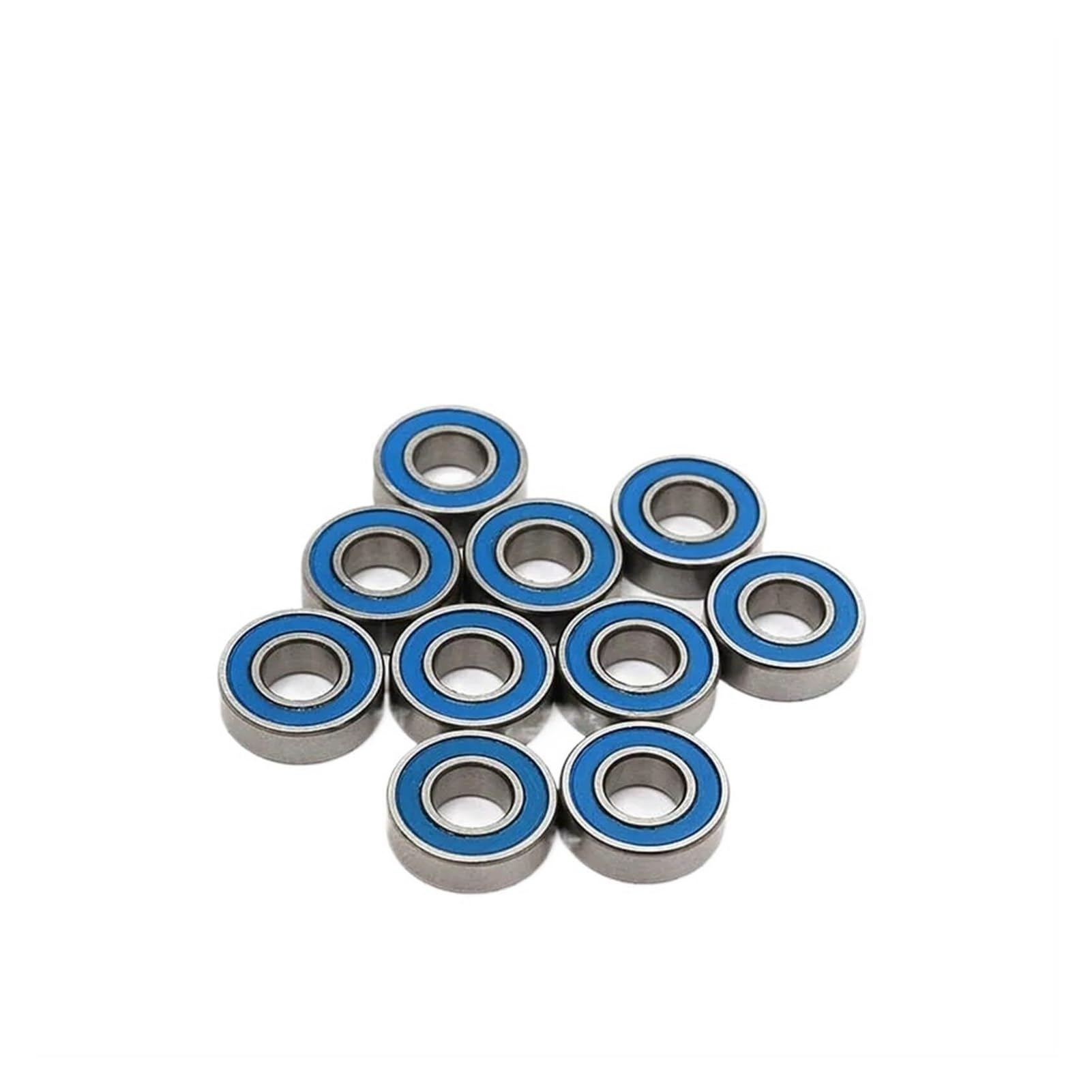 10 pièces ABEC-5 MR85-2RS MR85 2RS RS MR85RS 5x8x2.5 Mm roulements à billes miniatures scellés en caoutchouc bleu gorge profonde,Durabilité améliorée(ABEC 3)