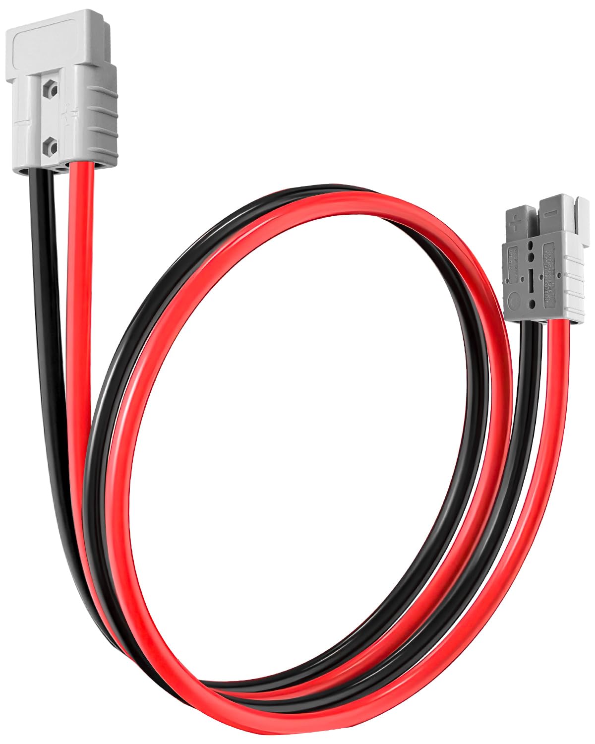 Anderson wtyczka złącza 50 A, 6AWG złącza kablowe do kabli o przekroju 6 do 12, szybkozłączka akumulatora, wtyczka rozłączająca jeden do jednego, kable rozruchowe do wózka widłowego