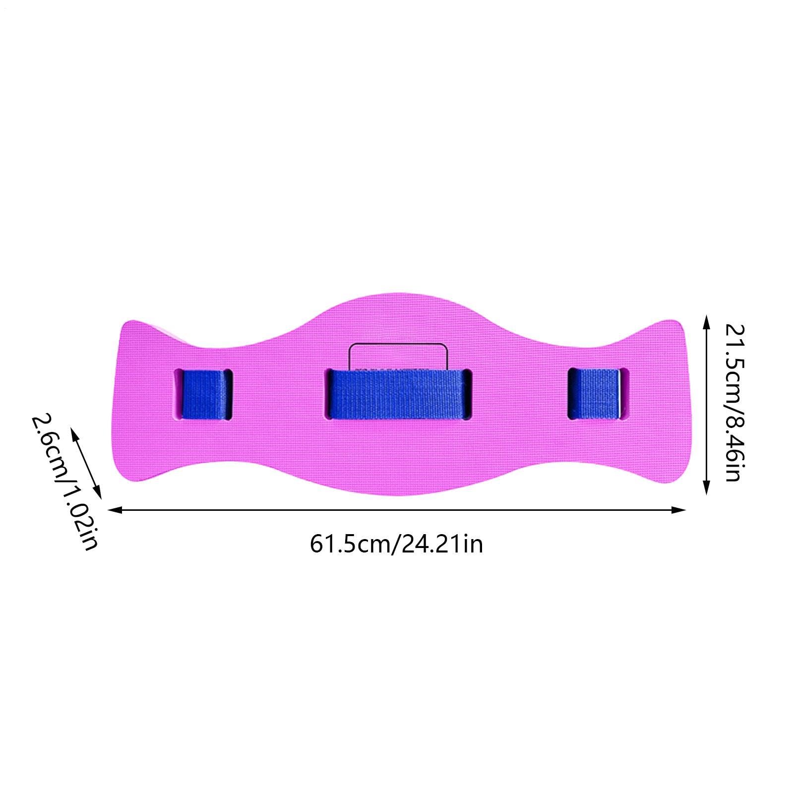 Cintura da nuoto in schiuma EVA, cintura regolabile in vita con stile ergonomico per sport acquatici, pannelli di supporto galleggianti + chiusura a clip sicura, finitura leggera rinforzata in schiuma